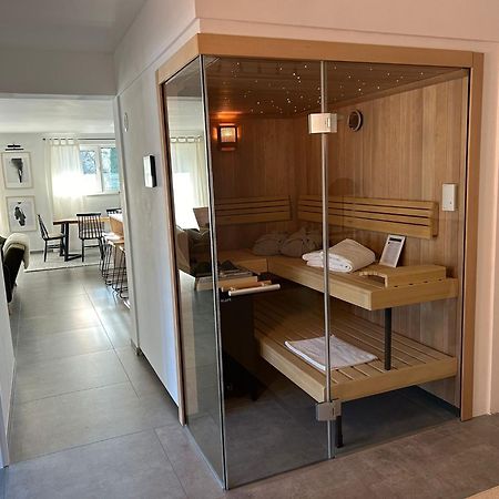 The Forest Retreat- Luxurioese Ferienwohnung Mit Privater Sauna Wermelskirchen Exterior photo