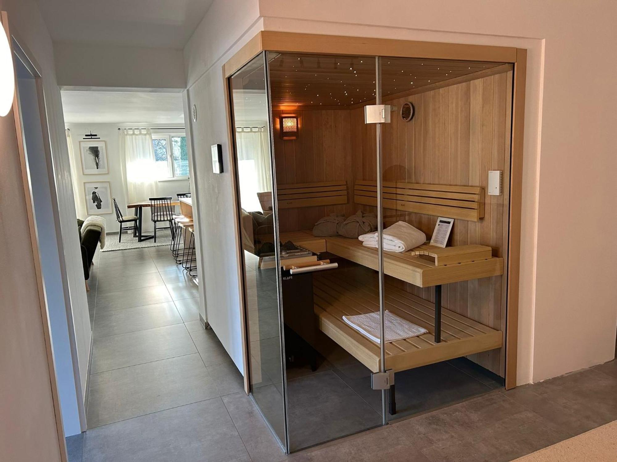 The Forest Retreat- Luxurioese Ferienwohnung Mit Privater Sauna Wermelskirchen Exterior photo